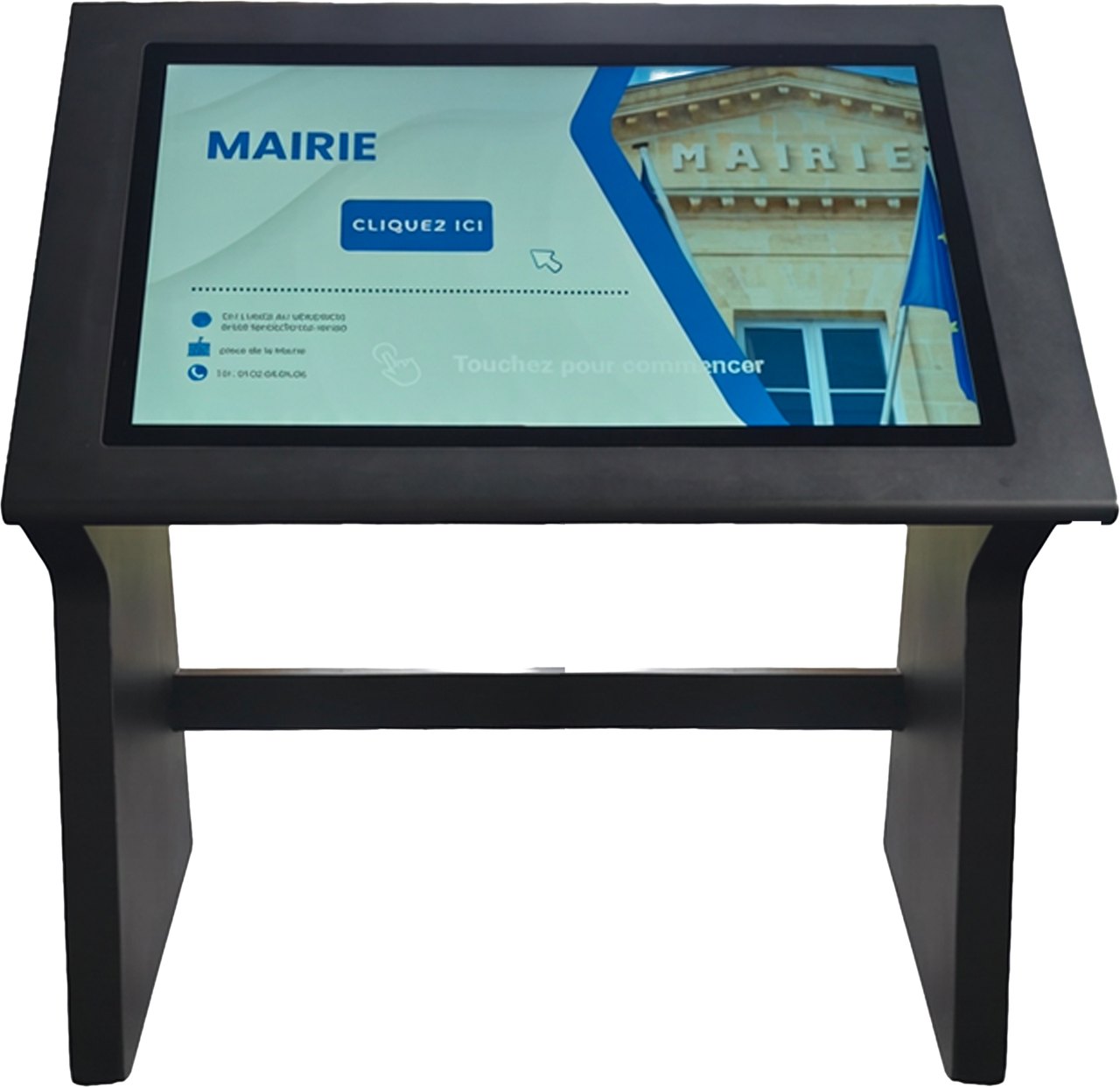 Borne tactile InfiniSygn à hauteur adaptée