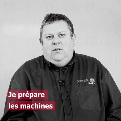 Emmanuel Bricoult : je prépare les machines